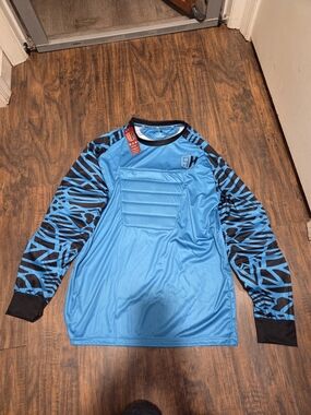 Pro Hightlight Soccer Goalie Jersey for kids, Adults, Goalkeeper Padded Small